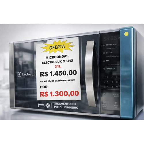 MICROONDAS ELETROLUX ME41X  31 L