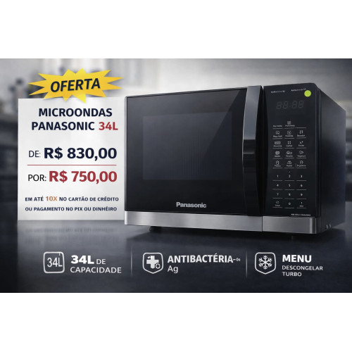 MICROONDAS PANASONIC 34L 