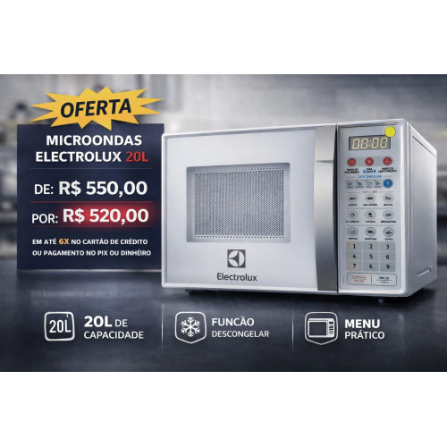 MICROONDAS ELETROLUX 20 L