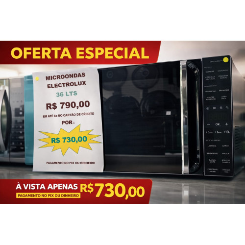 MICROONDAS ELETROLUX 36 L MICROONDAS ELETROLUX 36 L
